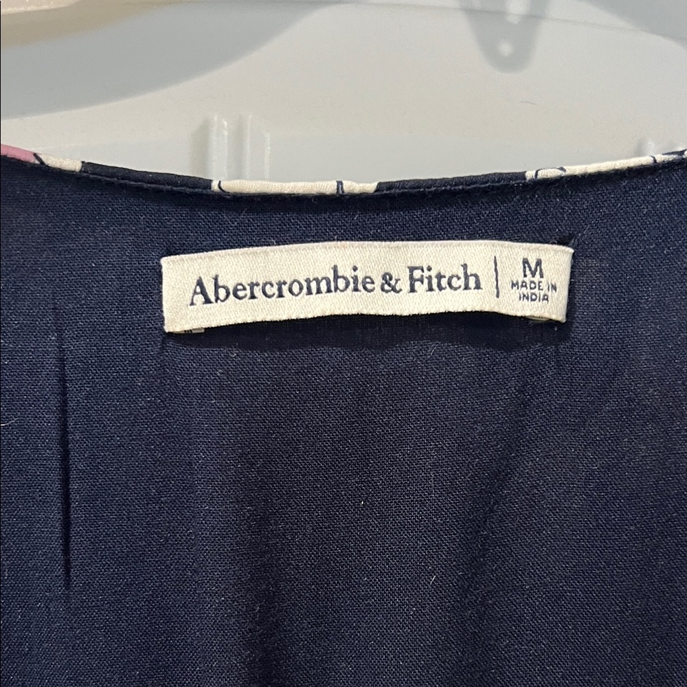 Abercrombie & Fitch Floral Mini Dress - Purple/Pink and Navy - Picture 3 of 5